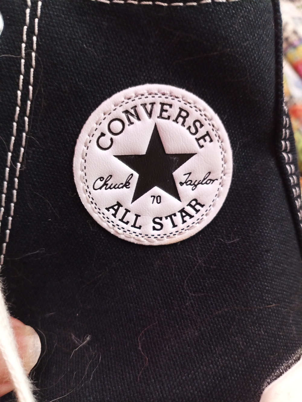 Converse Chuck Taylor Platform High-Top Sneakers in Black & White - Picture 5 of 9
